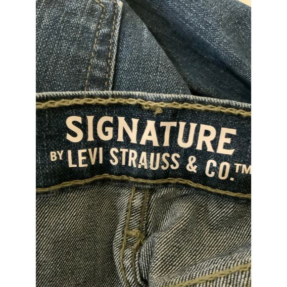 Levi Strauss Signature Flex Jeans 38x30 Blue S47 Regular Taper Modern Fit NWT - Picture 8 of 14